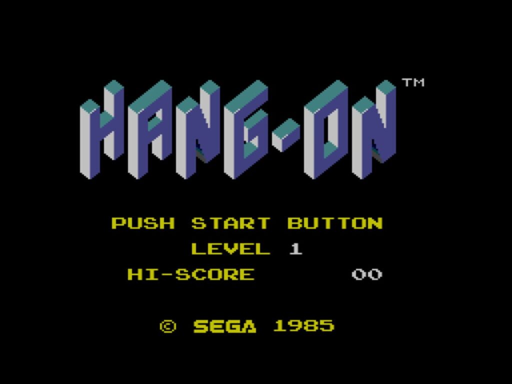 Hang-On screenshot