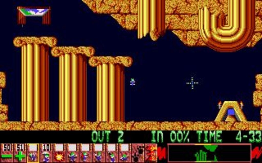 Lemmings screenshot