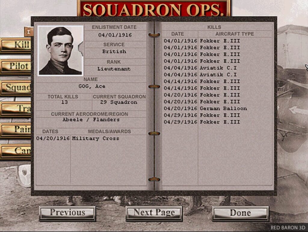 Red Baron 3D screenshot