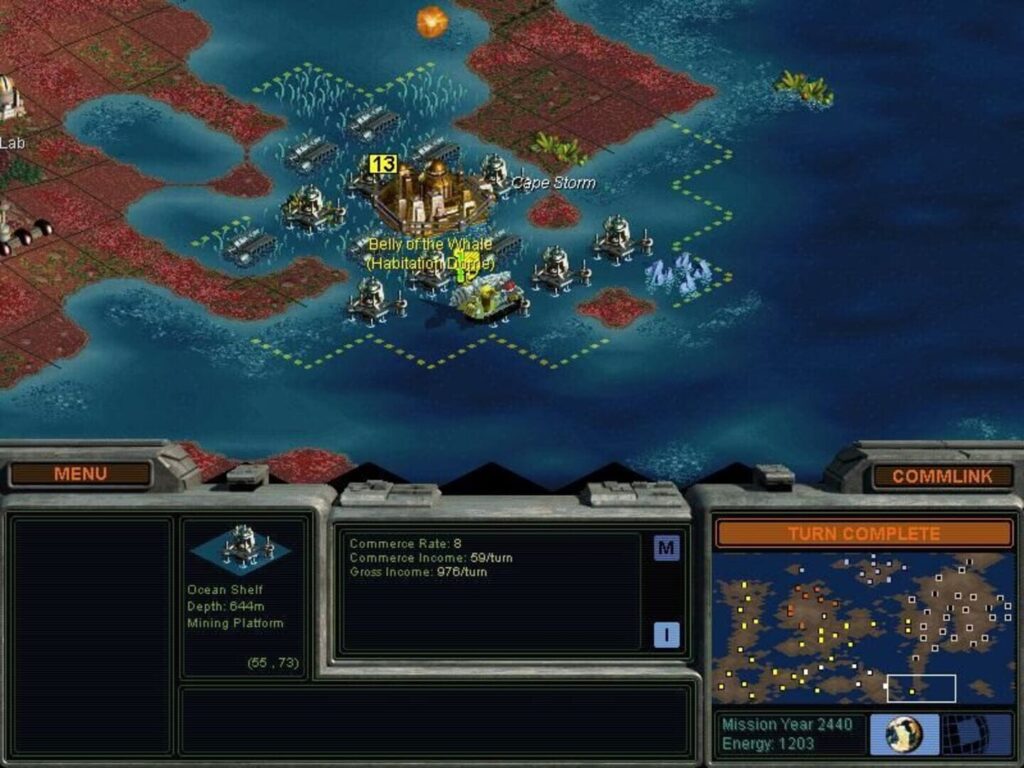 Sid Meier’s Alpha Centauri screenshot