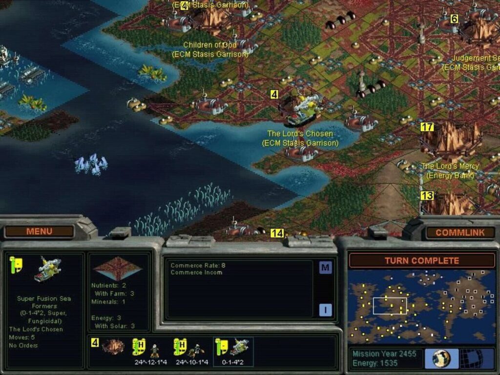 Sid Meier’s Alpha Centauri screenshot