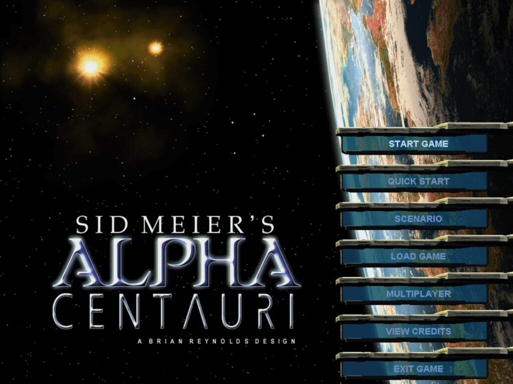 Sid Meier’s Alpha Centauri screenshot
