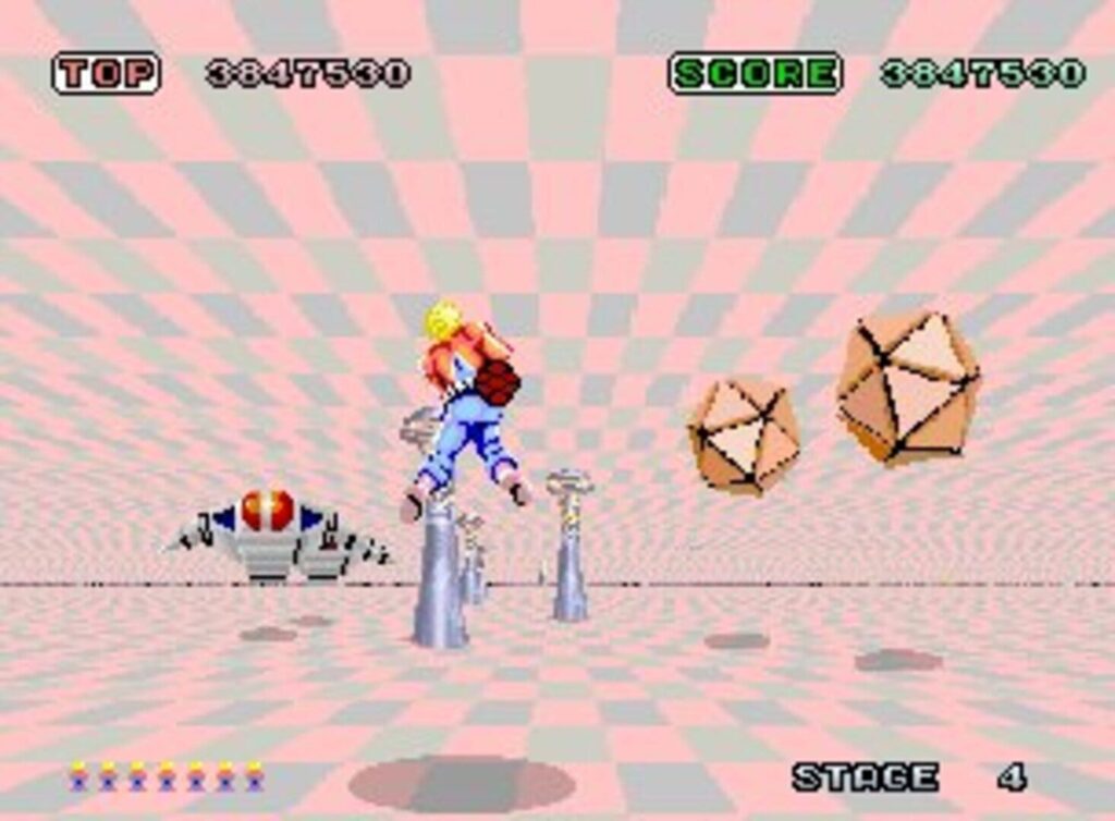 Space Harrier screenshot