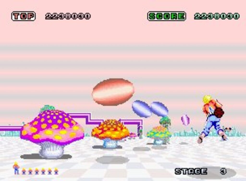 Space Harrier screenshot