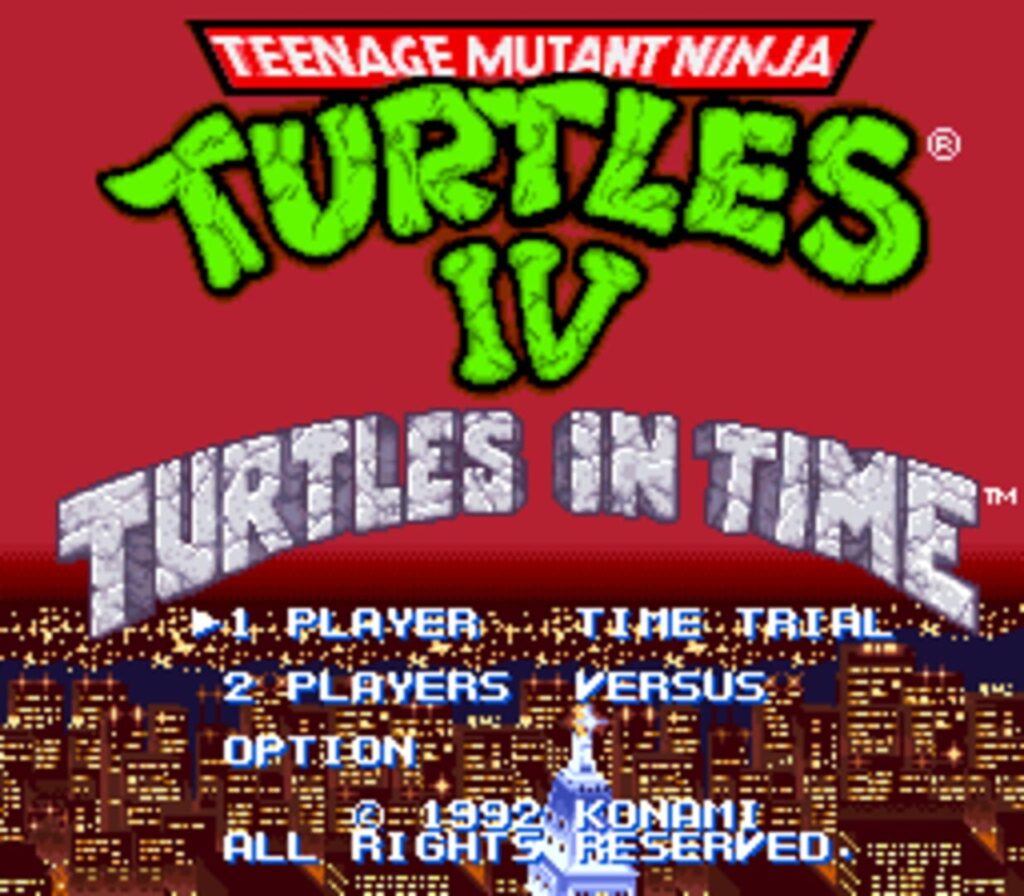 Teenage Mutant Ninja Turtles IV: Turtles in Time screenshot