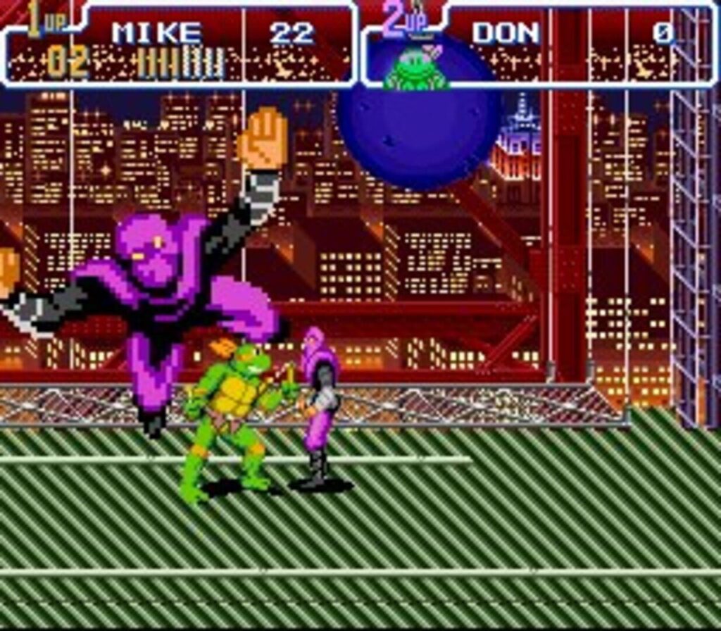 Teenage Mutant Ninja Turtles IV: Turtles in Time screenshot