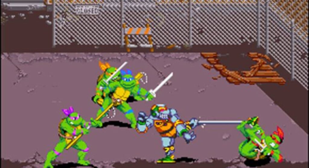 Teenage Mutant Ninja Turtles IV: Turtles in Time screenshot