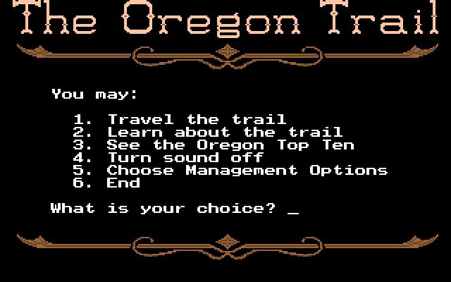 The Oregon Trail screenshot