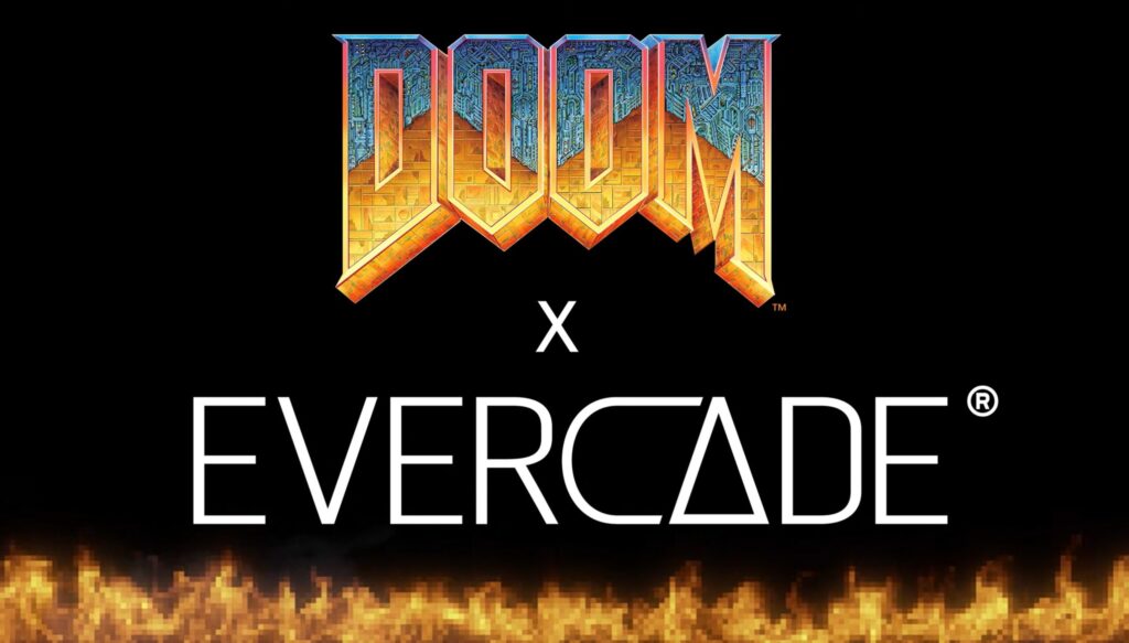 Doom and Evercade Announcement graphic