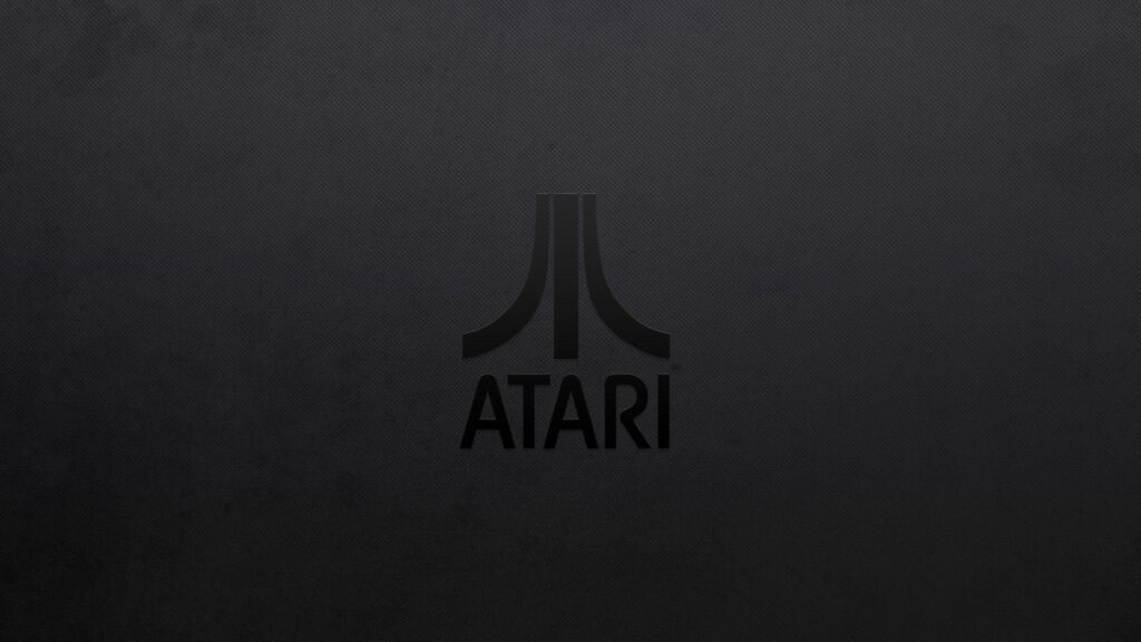 Atari Logo on Black Background