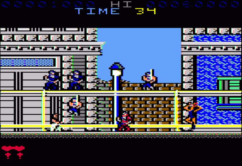 Bad Dudes vs. DragonNinja screenshot