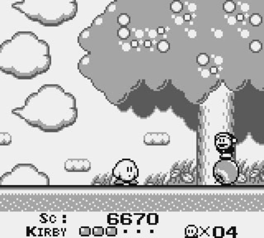 Kirby’s Dream Land screenshot