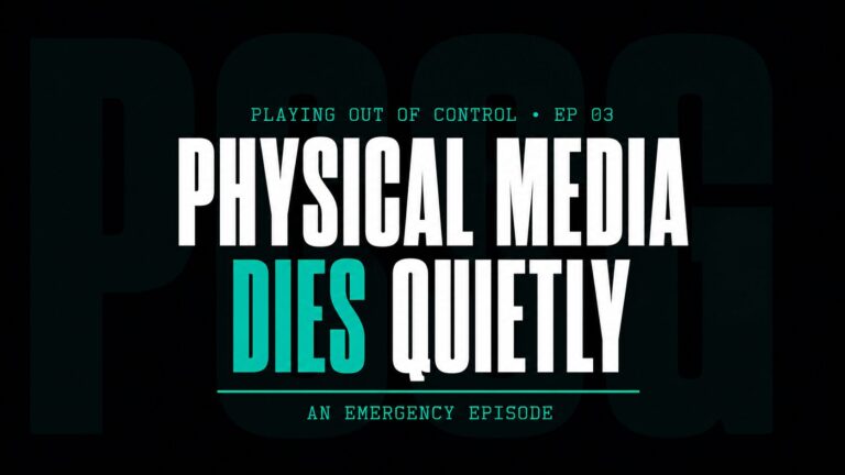 Physical Media Dies Quietly
